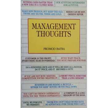 Management Thoughts